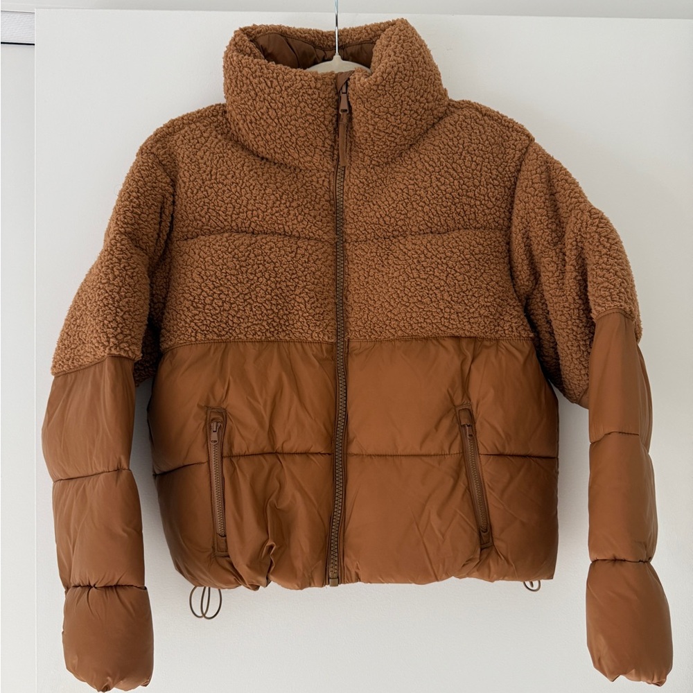 Old Navy Brown Puffer Jacket